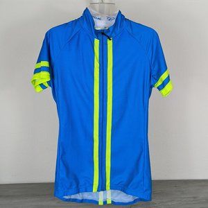 Canari Women s Full Zip Short Sleeved Bicycling Top sz Medium (Runs Small)